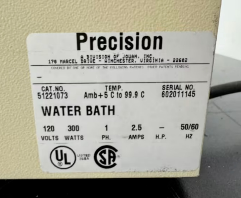 Precision 180 Series Water Bath 51221073