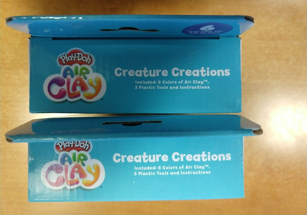 2 Pack: Play-Doh Air Clay Studio - Creature Creations - 9 Pcs. -6C