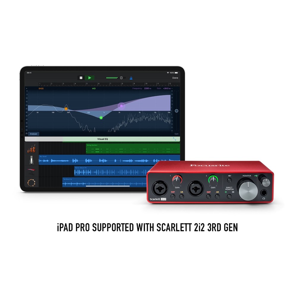 Focusrite Scarlett 2i2 3rd Gen 2-in, 2-out USB Audio Interface