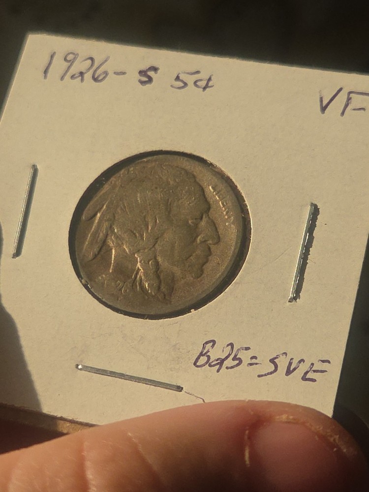1926-S 5C Buffalo Nickel