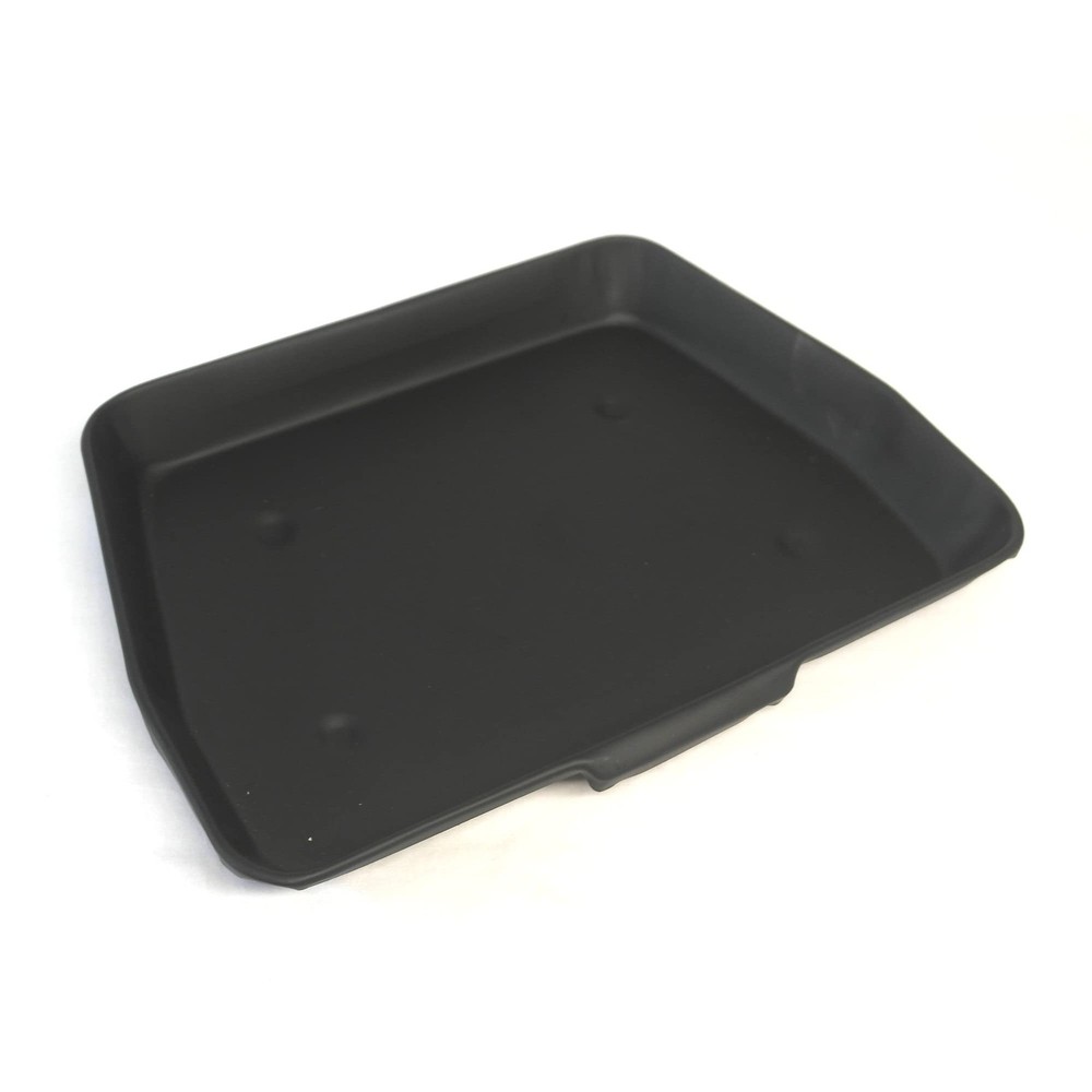 Traditional Ash Pan - 28cm (11") Rectangular, Black Steel, Ideal for Standard...