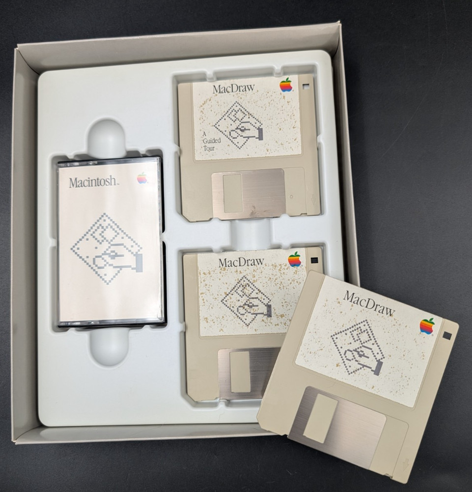 Vintage Software Macintosh MacDraw - UNUSED