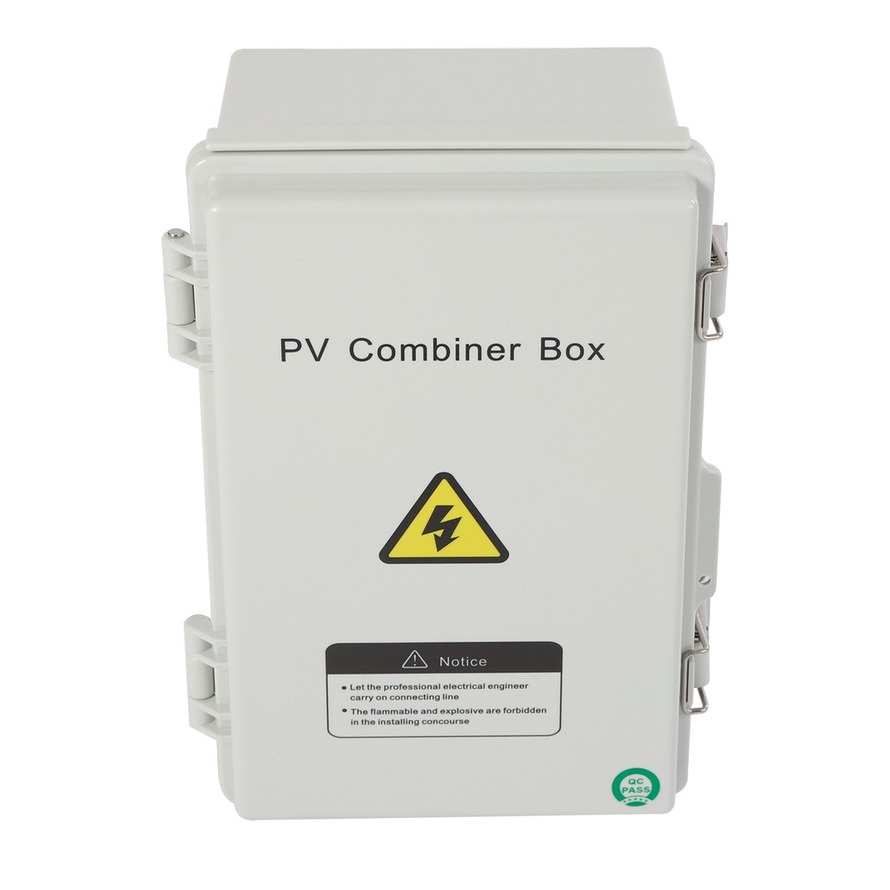 4String Solar PV Combiner Box 63A Circuit Breaker Solar Panel System Waterproof