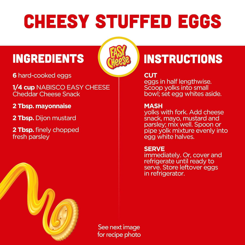 Cheddar Cheese Snack, 12 - 8 Oz Cans
