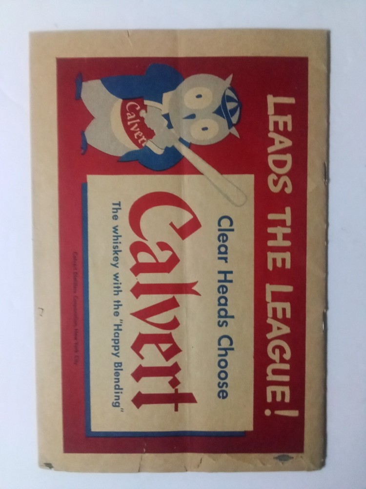 1944 Braves program