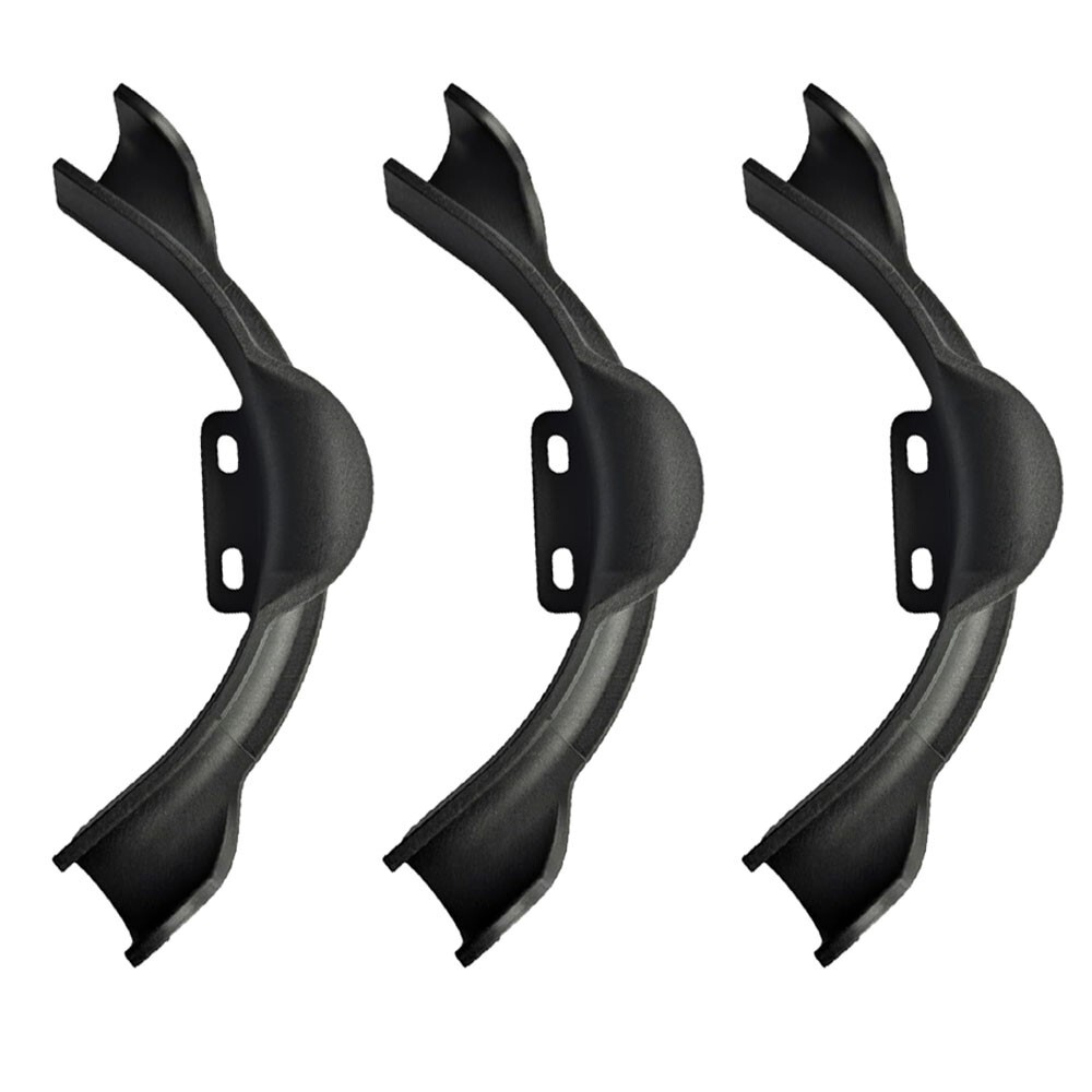 3 Pack 3/4" Plastic PEX Pipe 90 Degree Bend Support with Mounting Plate