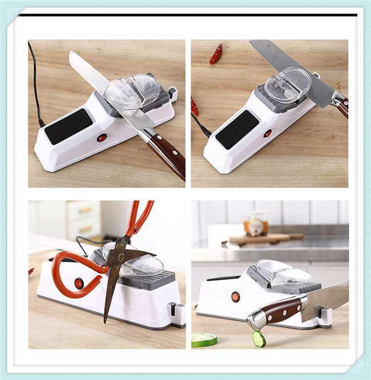Electric Knife Sharpener Professional Kitchen Sharpening Stone Grinder knives