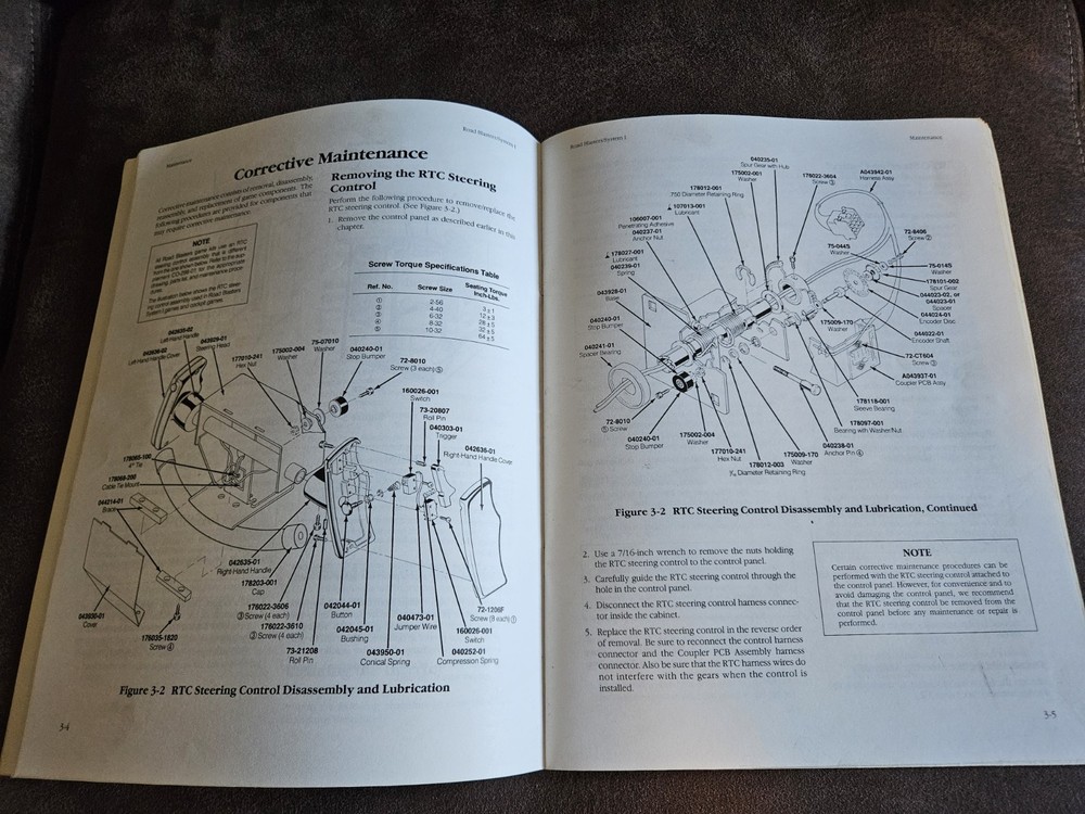 Atari System 1 - Road Blasters - 1987 Arcade Game Manual