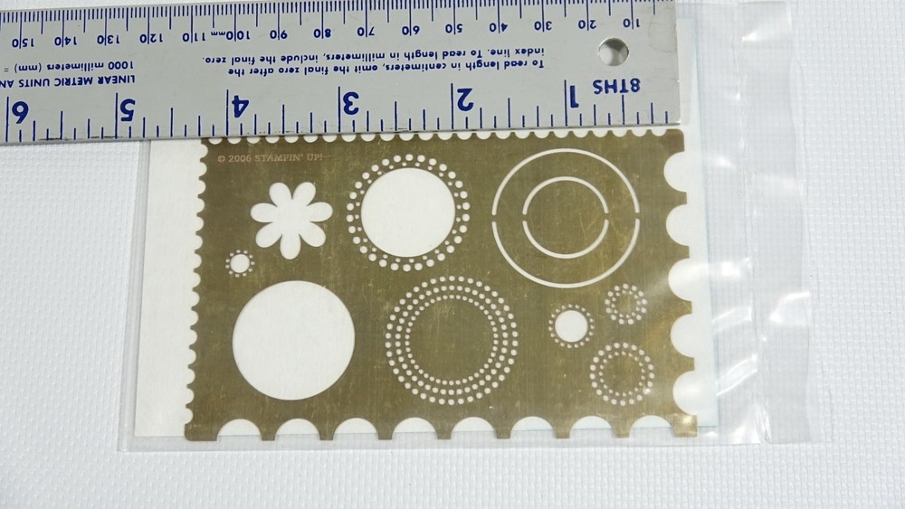 Classy Brass Stampin' Up! Embossing - Stenciling 2006