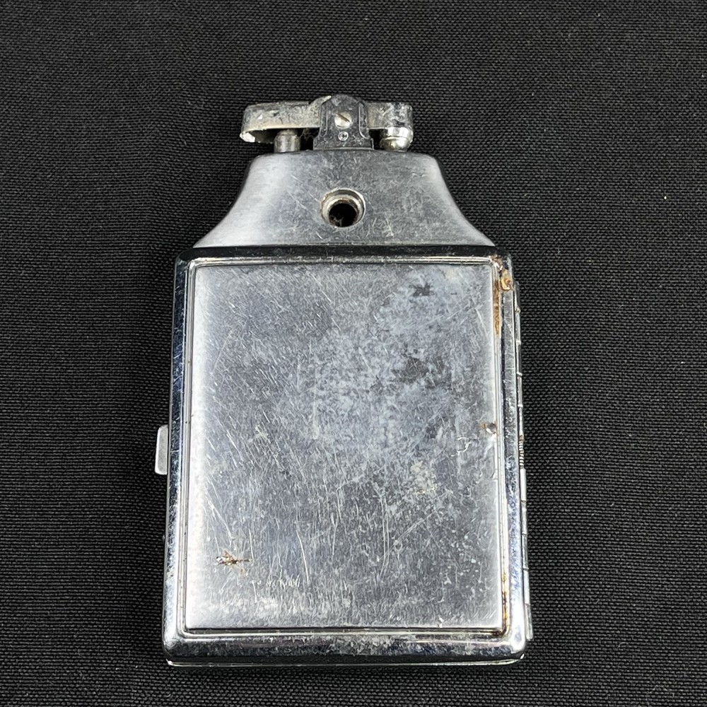 Vintage Ronson Combo Silver Cigarette Case With Lighter