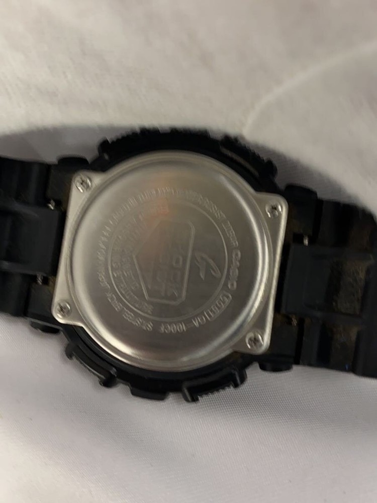 CASIO Quartz Watch G SHOCK Digital Analog Rubber BLK BLK