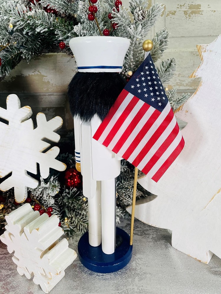 14" Navy Nutcracker