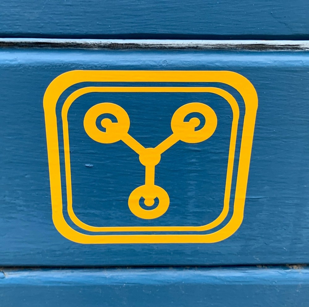 Flux Capacitor Back to the Future Vinyl Sticker
