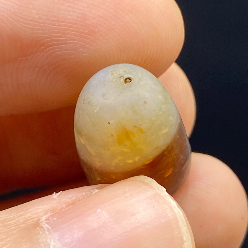 Large Authentic Ancient Tibetan Himalayan Agate Bead
