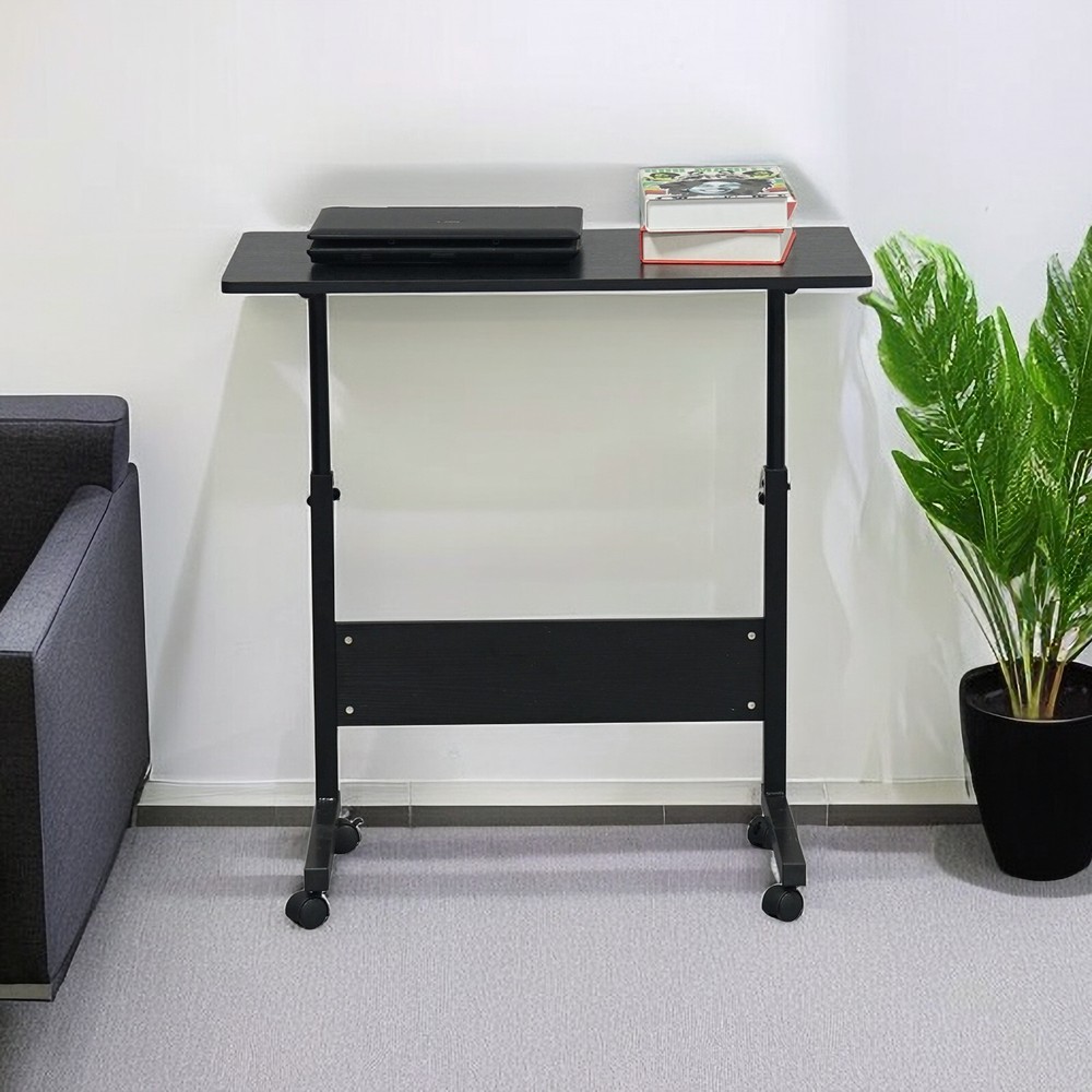 Ergonomic Black Portable Computer Desk,Adjustable Laptop Desk w/ 31.5'' Tabletop