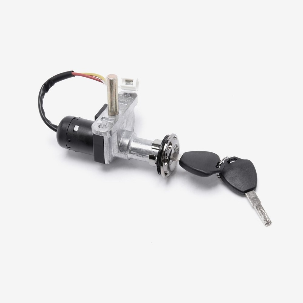 Lock Set Complete for LX08MAX-E5 Ignition Key Switch Scooter Black Durable KIT