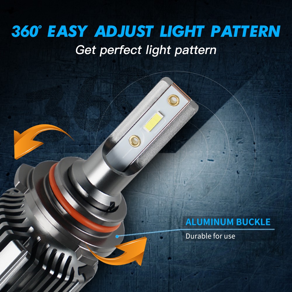 2x 9006 LED Headlight Bulbs Low Beam 6000K for Mitsubishi Lancer 2008-2017 White