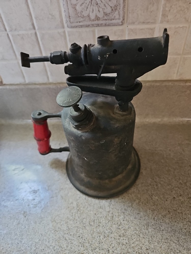 Vintage Antique Brass Blow Torch