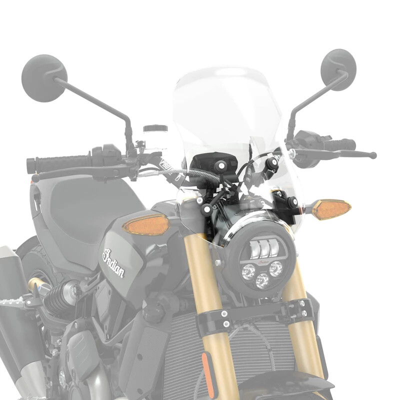 2019-2024 Indian Polycarbonate Mid Windshield without Headlight Cowl 2883506