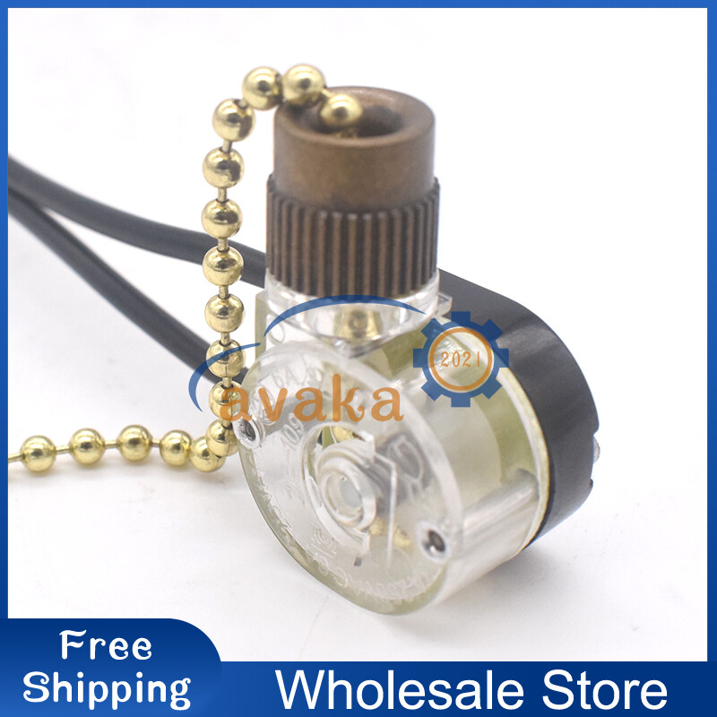 Pull Chain Ceiling Fan Light Switch ZE-119 For Hunter Harbor Breeze Hampton Bay