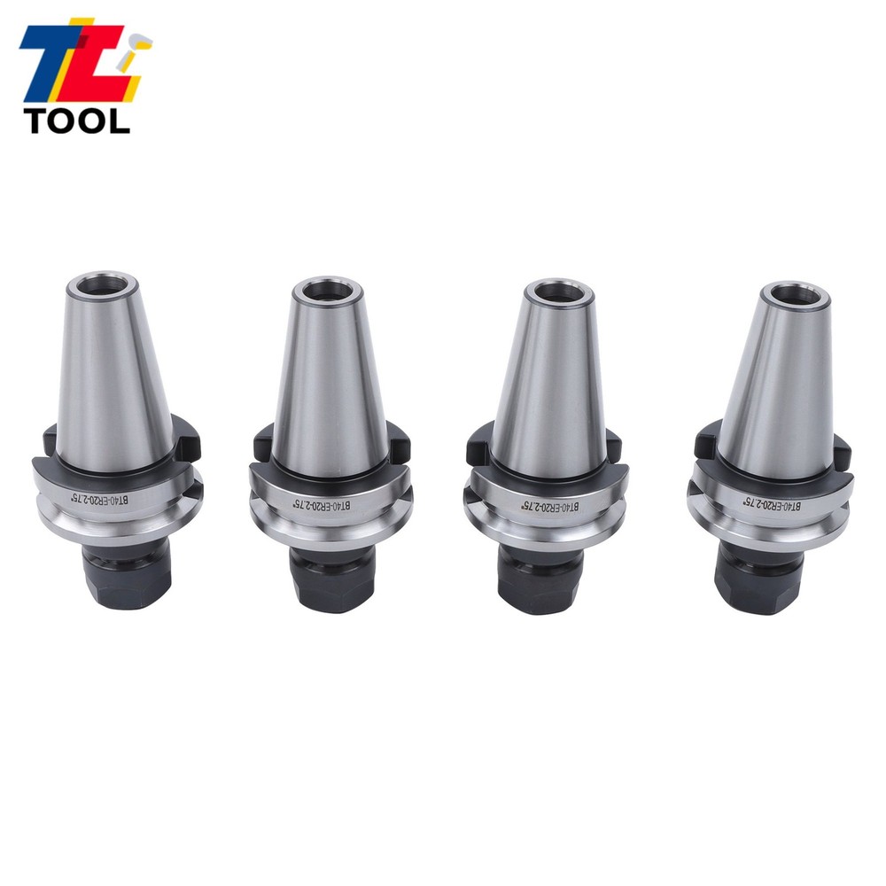 4 Pack Complete BT40 ER20 Chuck Set 2.75" Gage Length