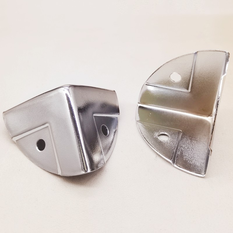 Metal Crashproof Box Corner Protectors Edge Protector Iron Chrome Plating