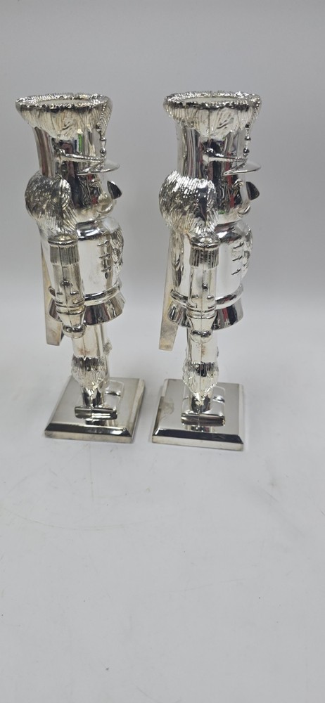 International Silver Co. Nutcracker Candlesticks 7 5/8"