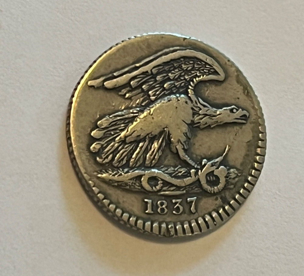 1837 Feuchtwanger cent , nice VF