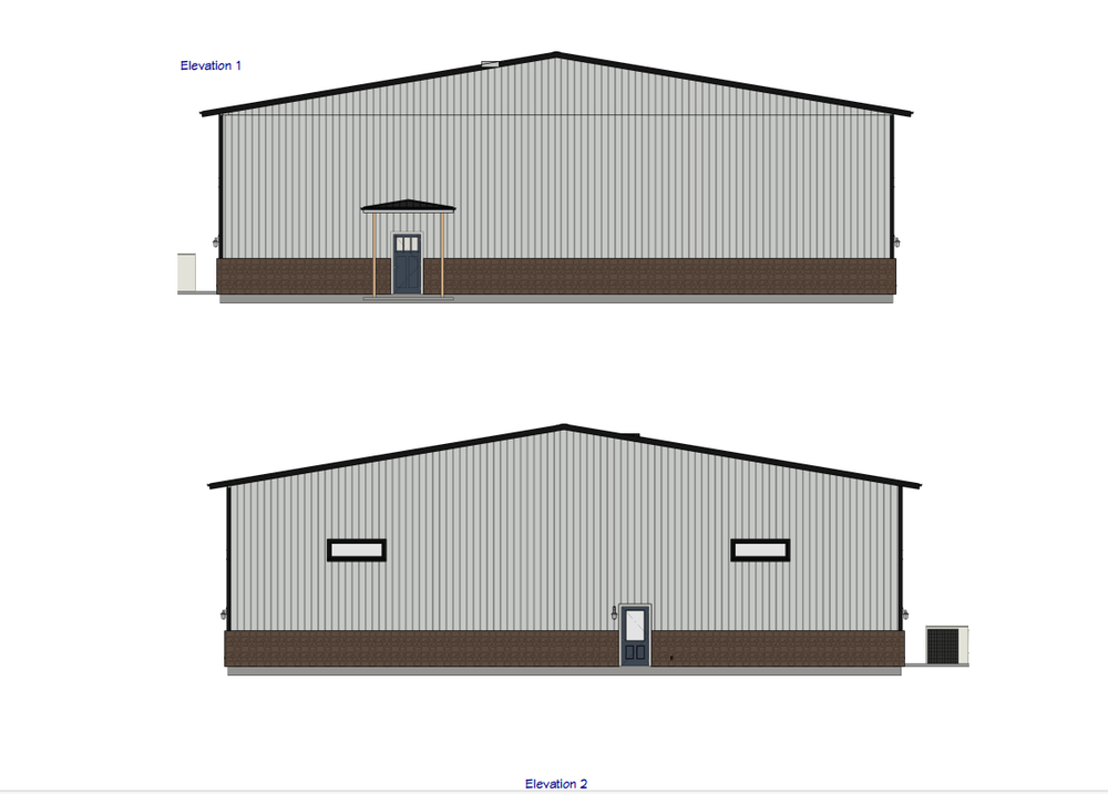 COMPLETE STEEL BUILDING PACKAGE 75X200X18