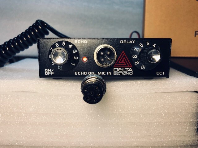 RANGER 6 PIN DELTA EC1 DYNAMIC MIC AMPLIFIER / ECHO CHAMBER w/ ROGER BEEP CB