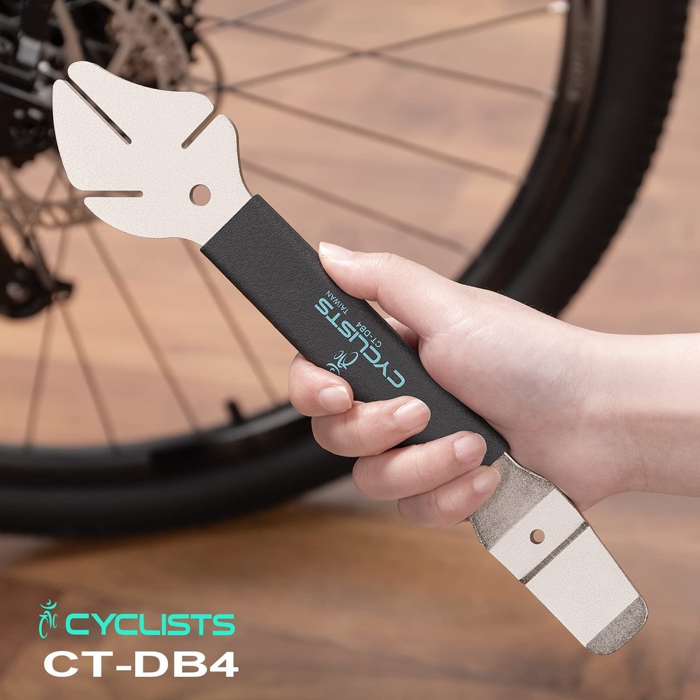 2 In 1 Bicycle Rotor Truing Fork Medium Brake Disc Alignment Maintenance Tool
