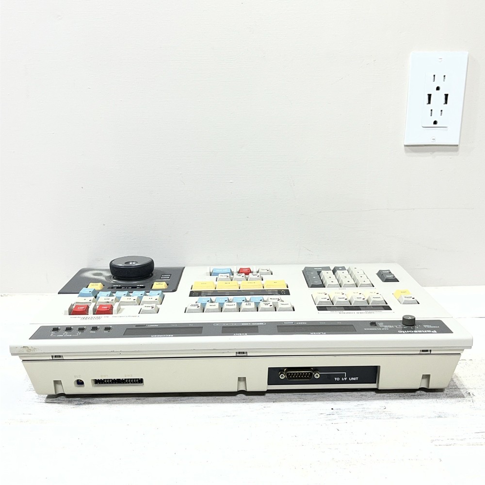 Panasonic AG-A800 Commercial Editing Controller System Powers On Untested *Read*
