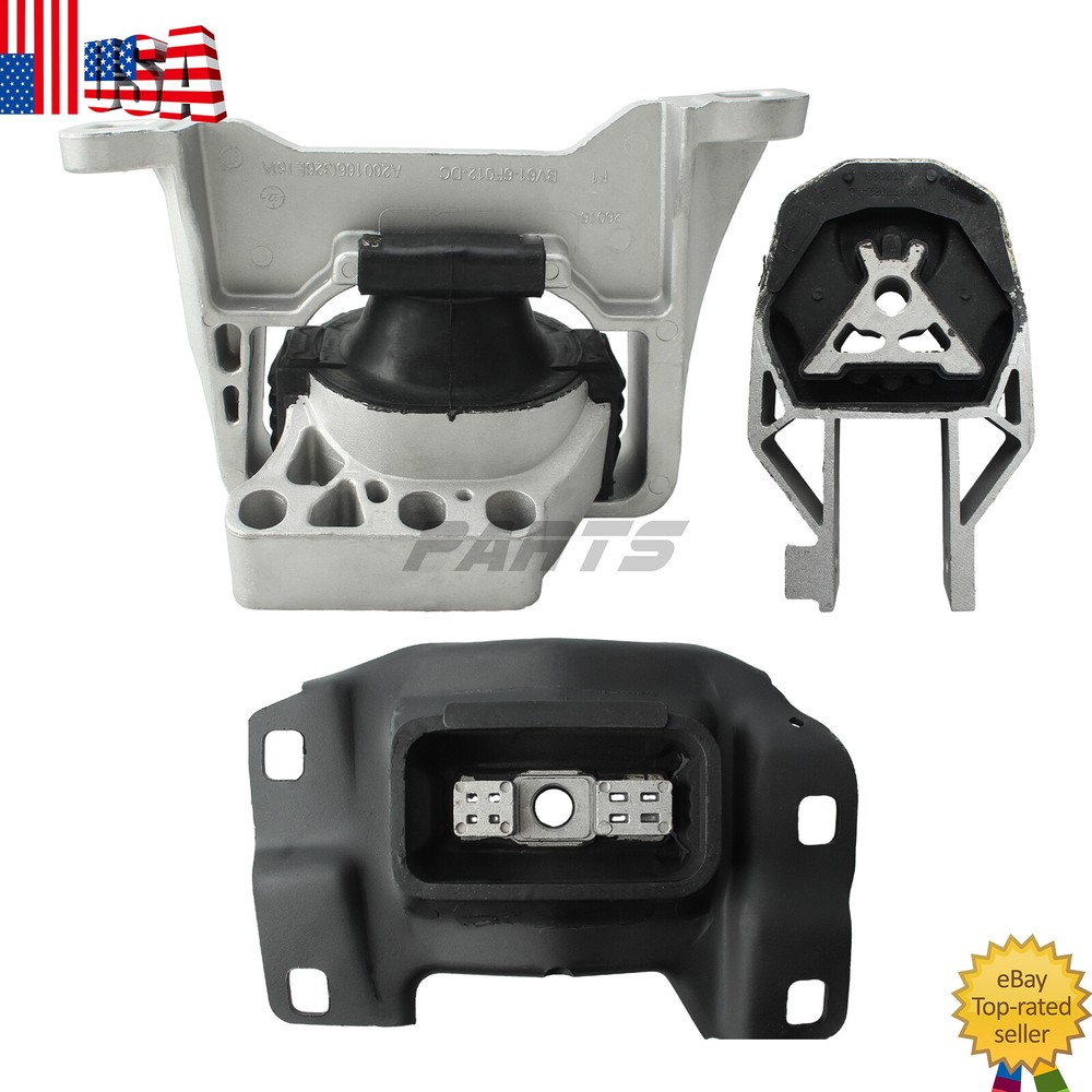 Fits 2014-2020 Ford Transit Connect 2.5L Engine Motor & Trans Mount Set 3pcs