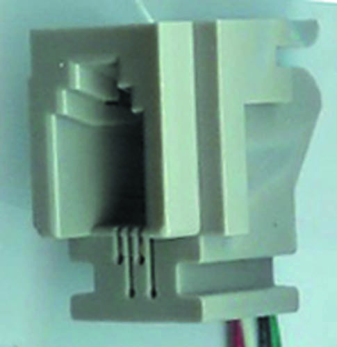 REPLACEMENT JACK 616c MOUNTS ON 554 PHONE BASEPLATE