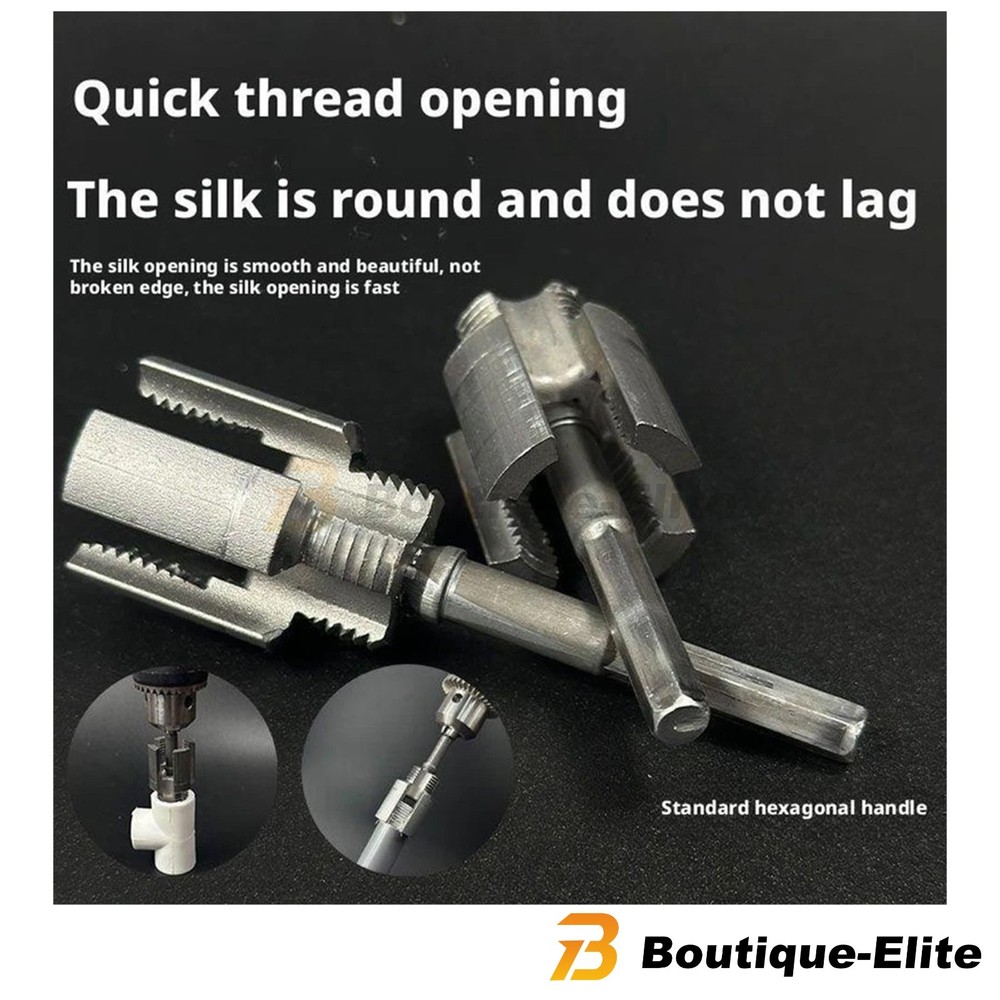 NEW PVC Pipe Threader Kit Integrated Internal & External Pipe Threading-Tool