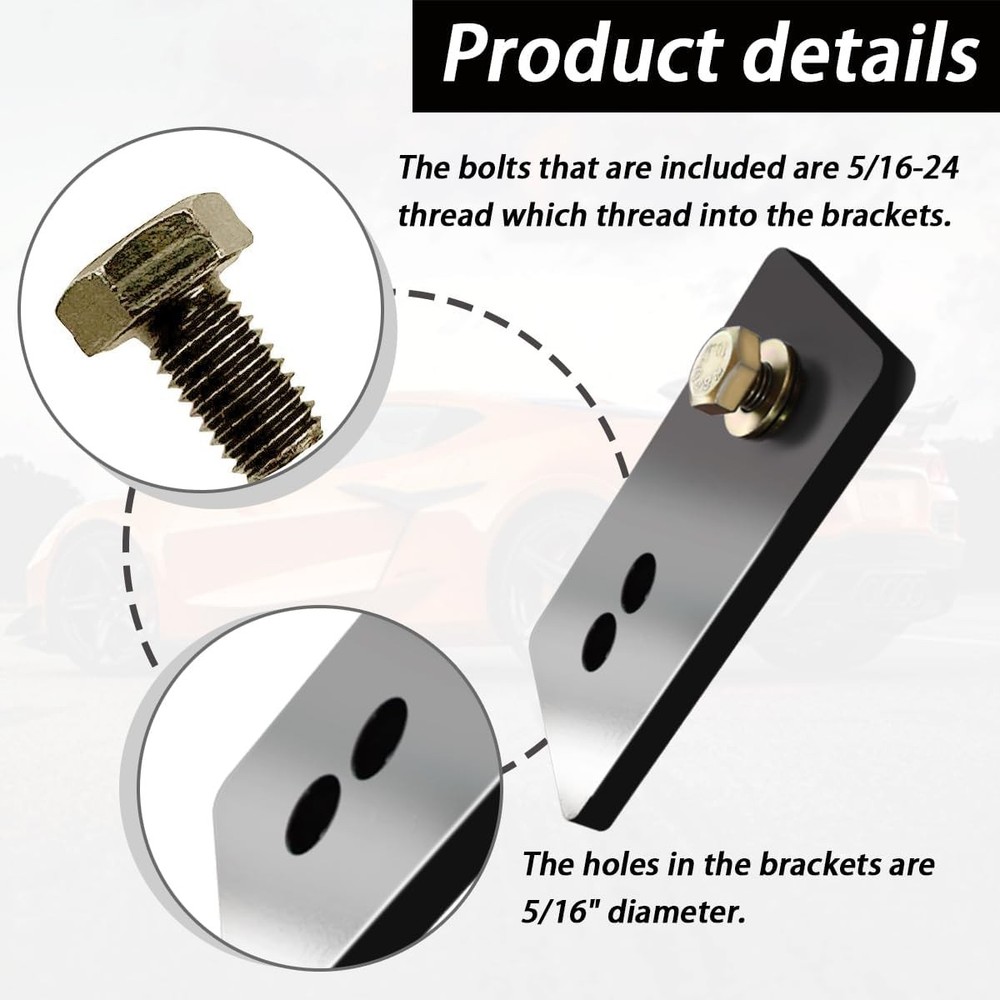 Seat Relocation Brackets/Seat Relocation Brackets Kit Compatible with 1967-2002