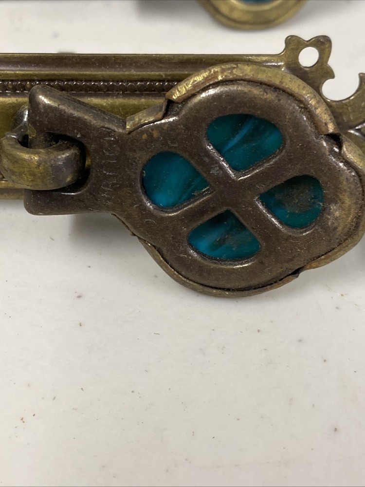 Draw Cabinet Metal 4" drop Handle Bundle X 12 used @E