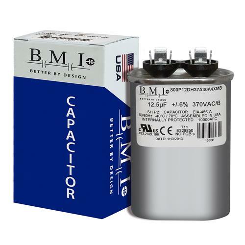 12.5 MFD x 370 OVAL USA Run Capacitor MARS 14009