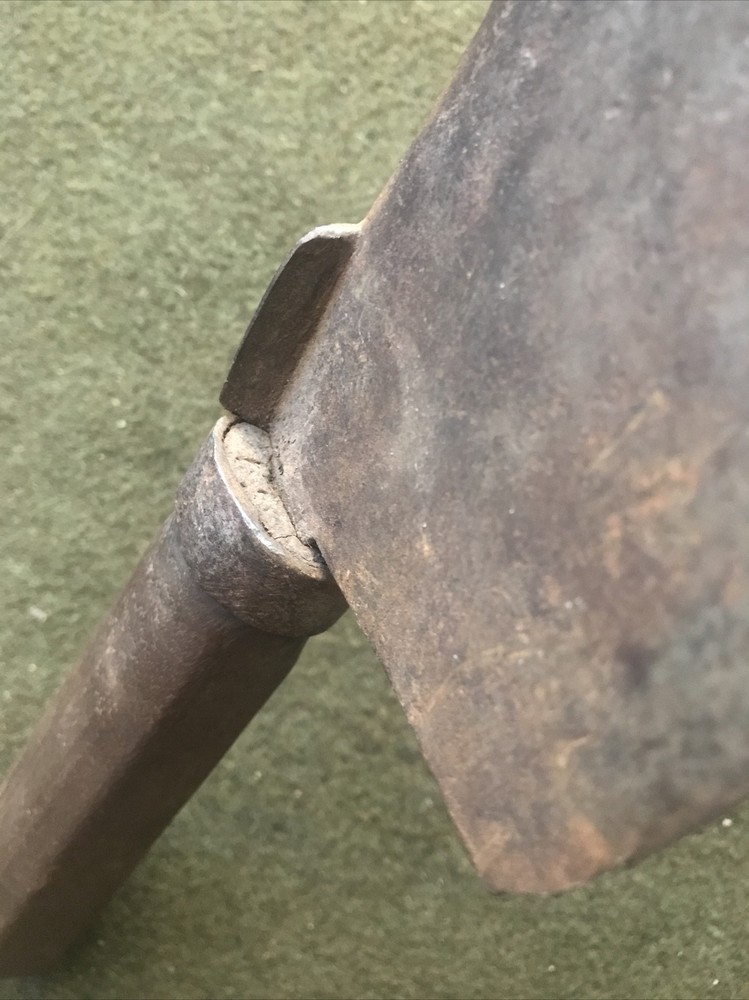 Cleaver Antique PRIMITIVE HANDMADE Blacksmith Unique Early.