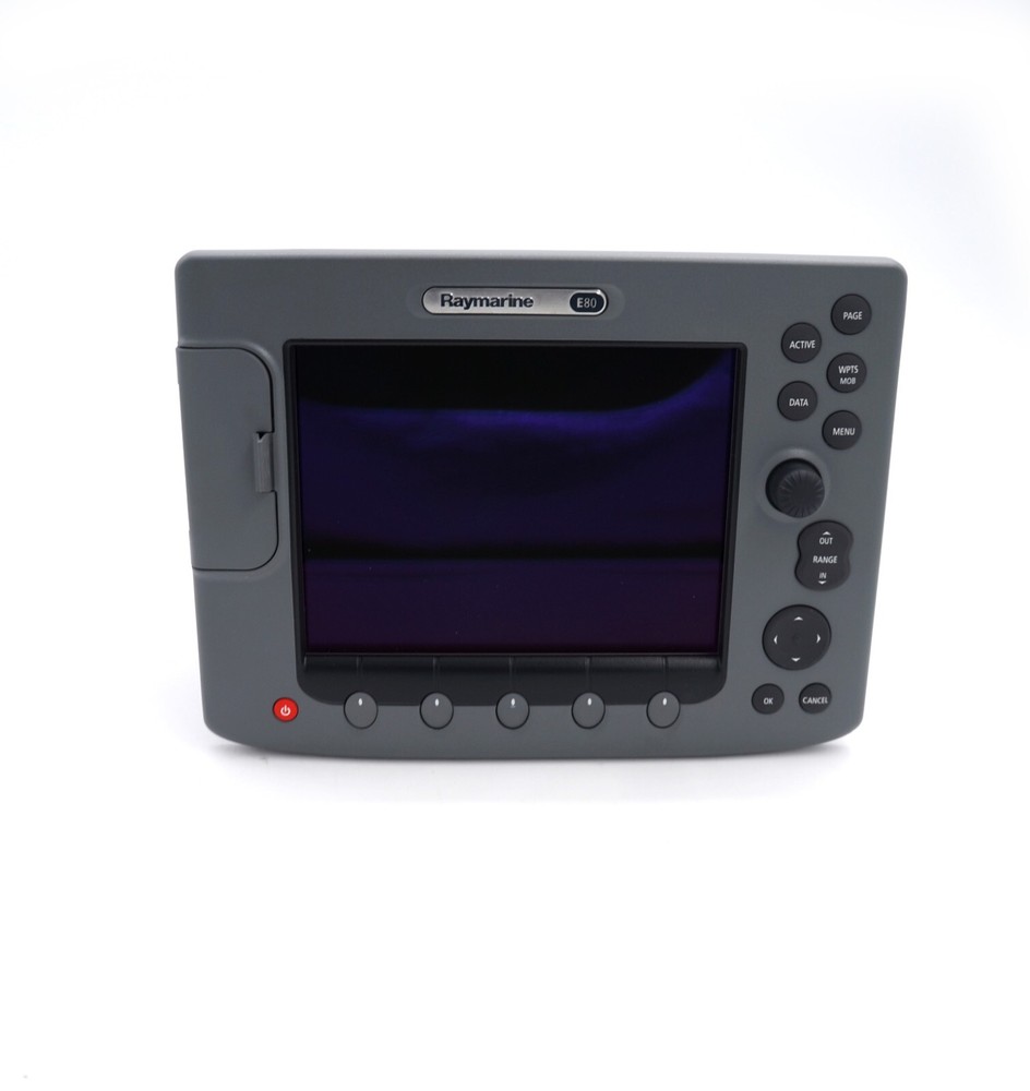 RAYMARINE E80 Classic MFD Display Chartplotter Radar Screen E02011 + Cables