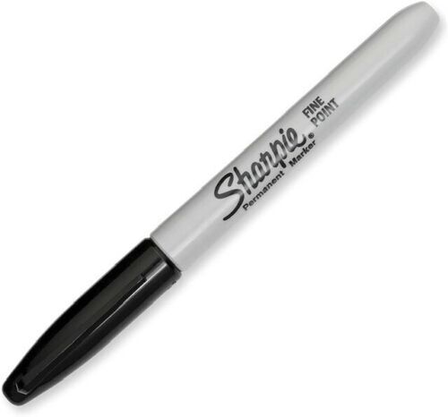 Sharpie Permanent Markers, Fine Point, Black, (Includes 2 Sharpies) BEST DEAL!!