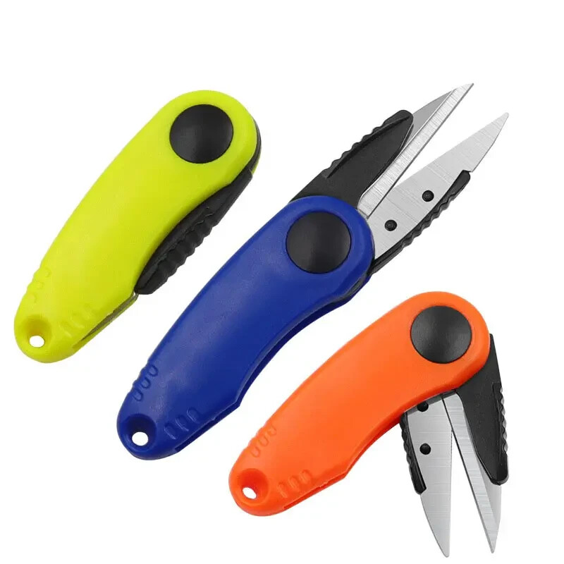 Fishing Scissors Line Cutter Stainless Steel Mini Foldable Scissors Tool