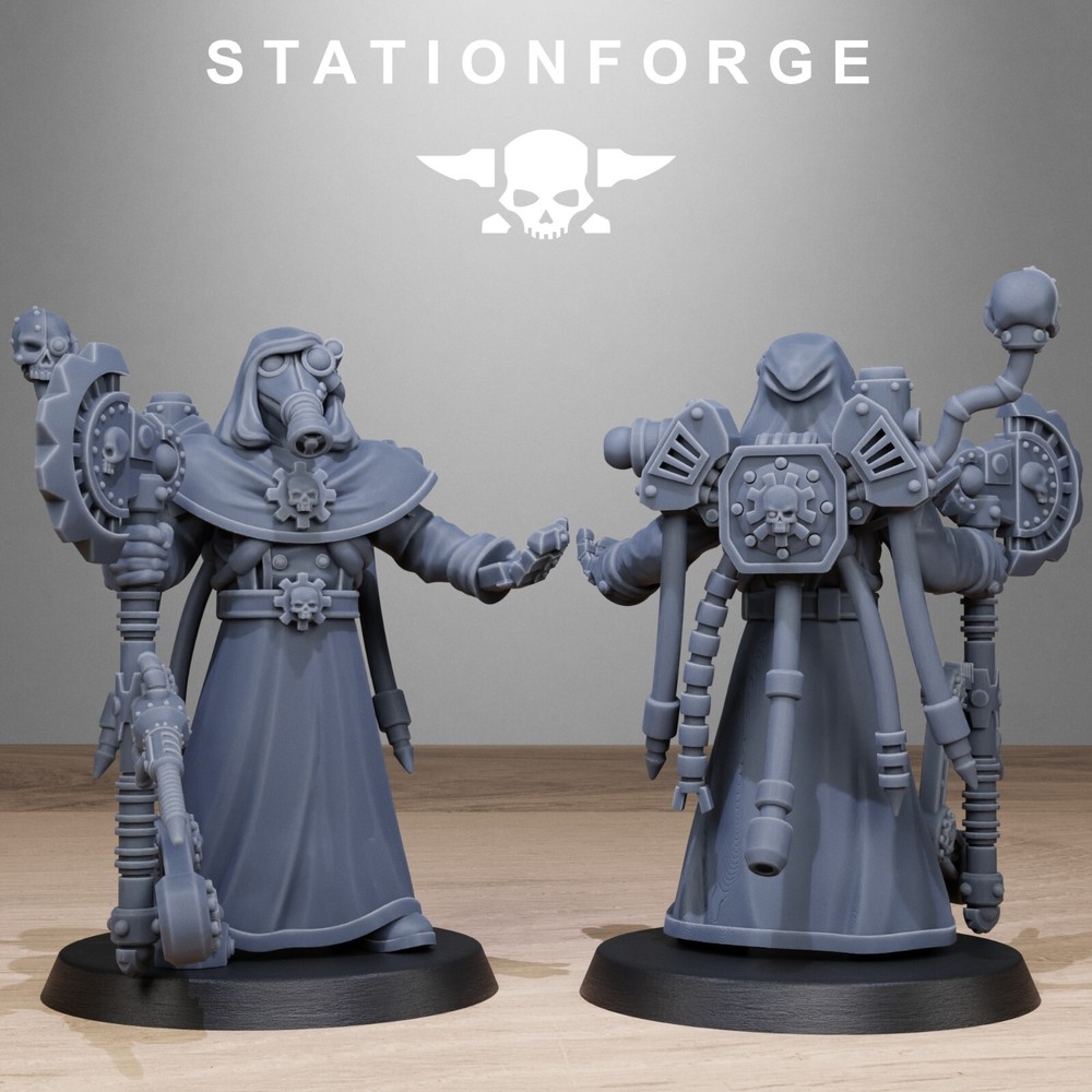 The GrimGuard Tech Engineers from Station Forge 32mm.