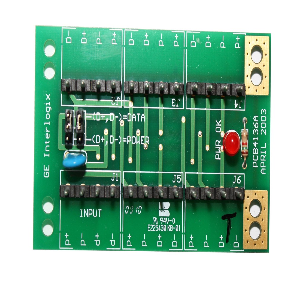GE SECURITY AL-1330 ALLIANCE CHALLENGER PANEL DATA / POWER DISTRIBUTION BOARD MO