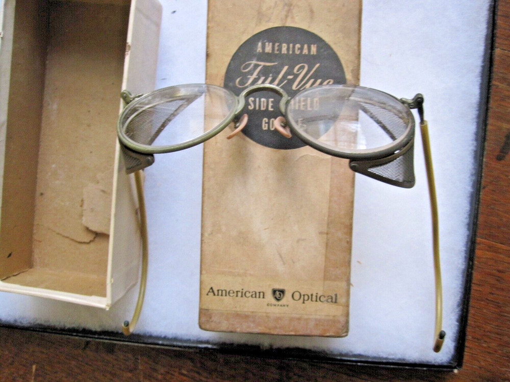 American Optical Side Shield Driving Goggles in Original Box