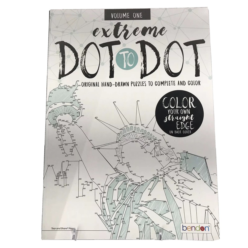 Bendon  Extreme Dot to Dot Vol 1. Original Hand-drawn puzzles Therapeutic