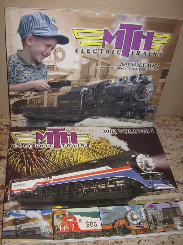 MTH Model Train Catalogs- 2001 & 2002