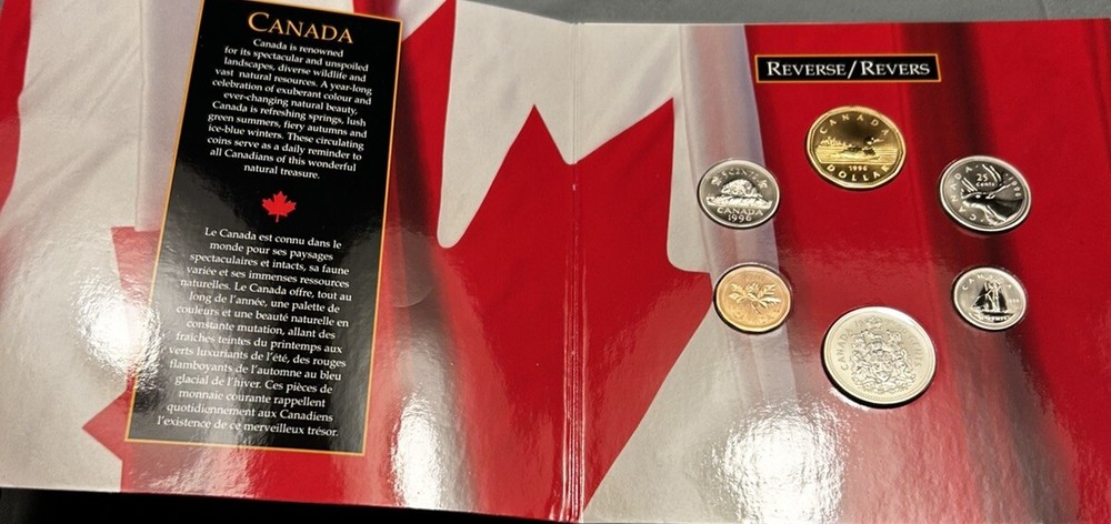 1996 Oh Canada Uncirculated Coin Set