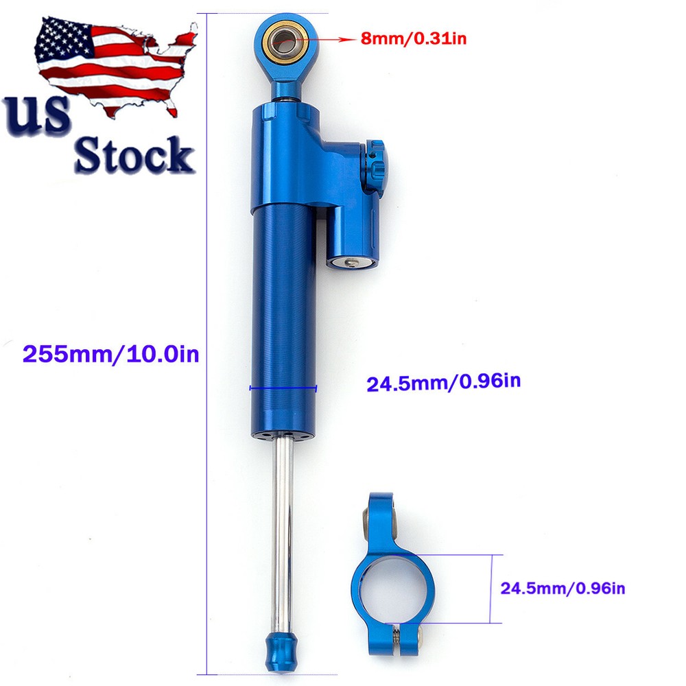 Steering Damper Motorcycle Stabilizer Linear Reversed Motorbike Universal