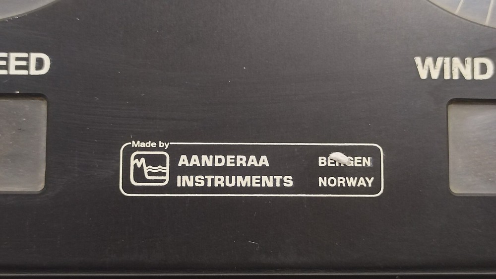 AANDERAA INSTRUMENTS NORWAY WIND INDICATOR DISPLAY PANEL 3400 - GOOD CONDITION